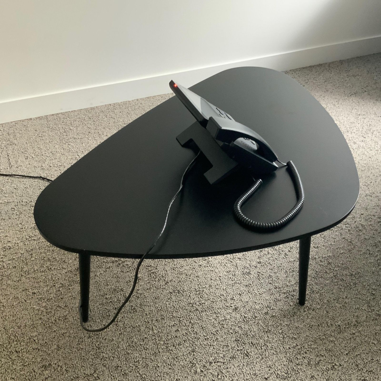 Table basse soho bois / metal noir