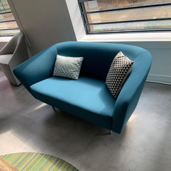 Canape 2 places loop tissu multi