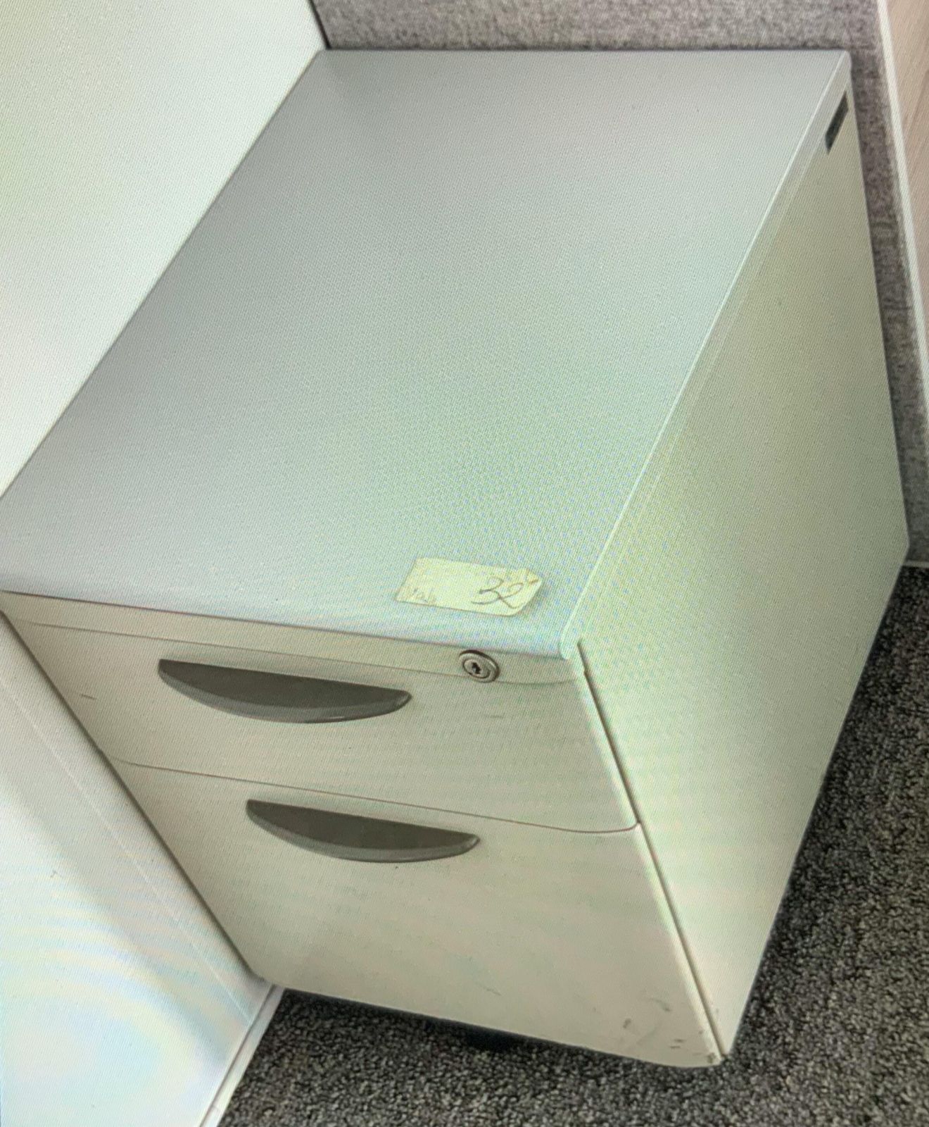 Caisson bas konig neurath bois / metal gris/gris