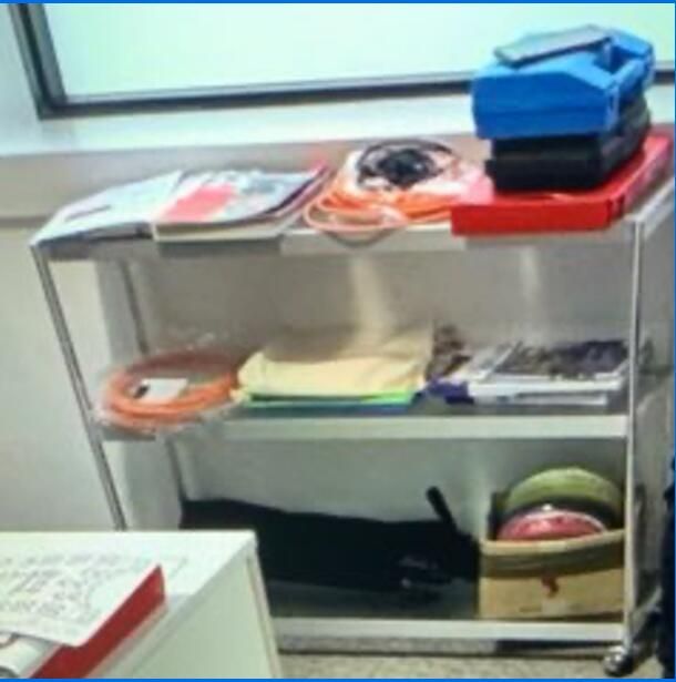 Desserte metal chrome