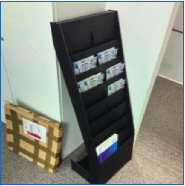 Presentoir a revue plastique noir